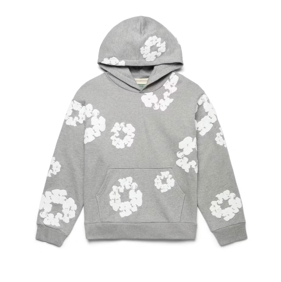 Denim Tears The Cotton Wreath Hoodie Grey