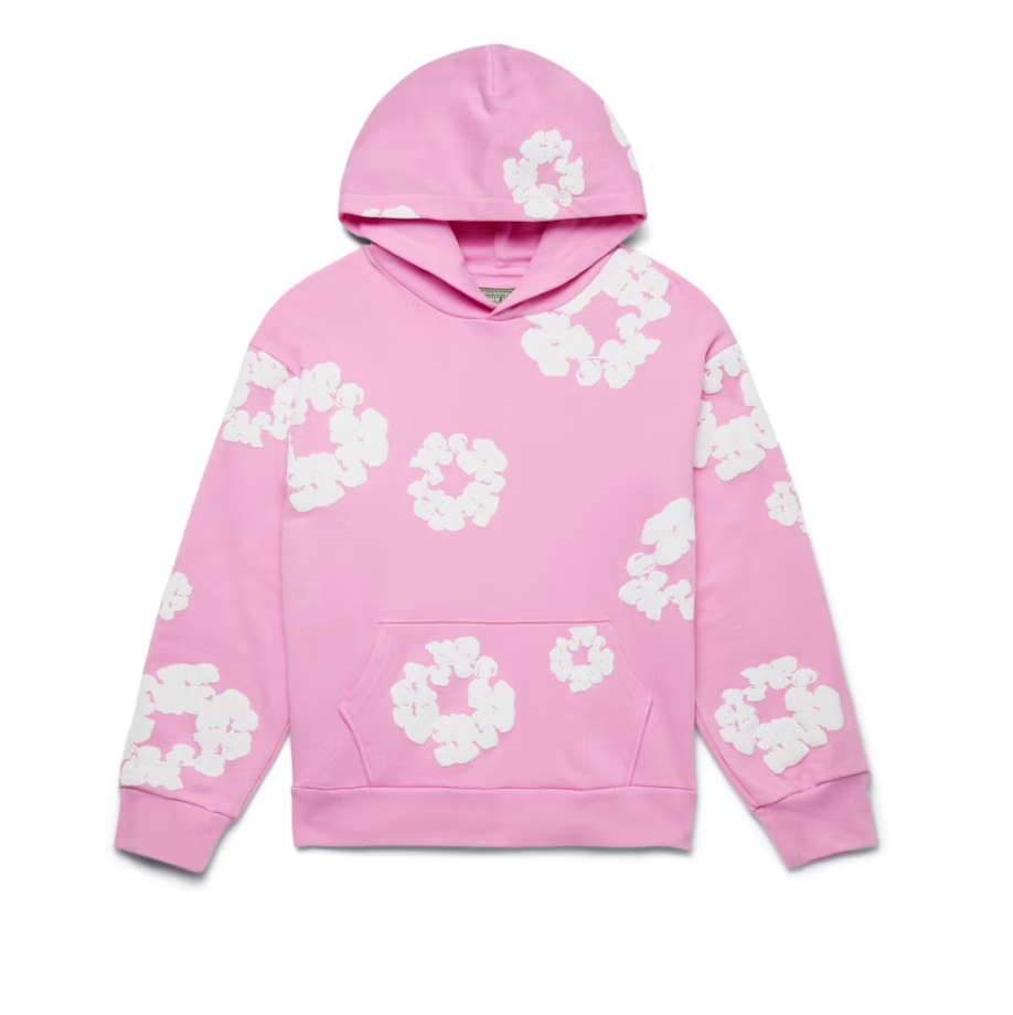 Denim Tears The Cotton Wreath Hoodie Pink