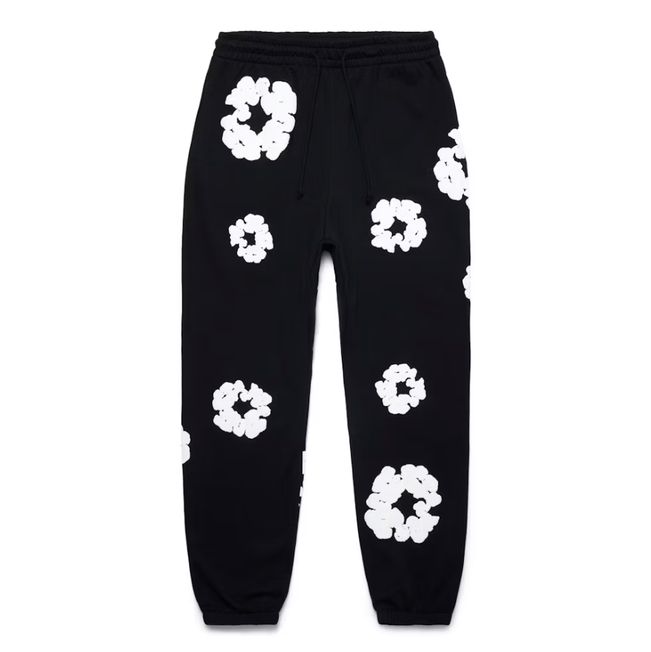 Denim Tears The Cotton Wreath Sweatpant Black