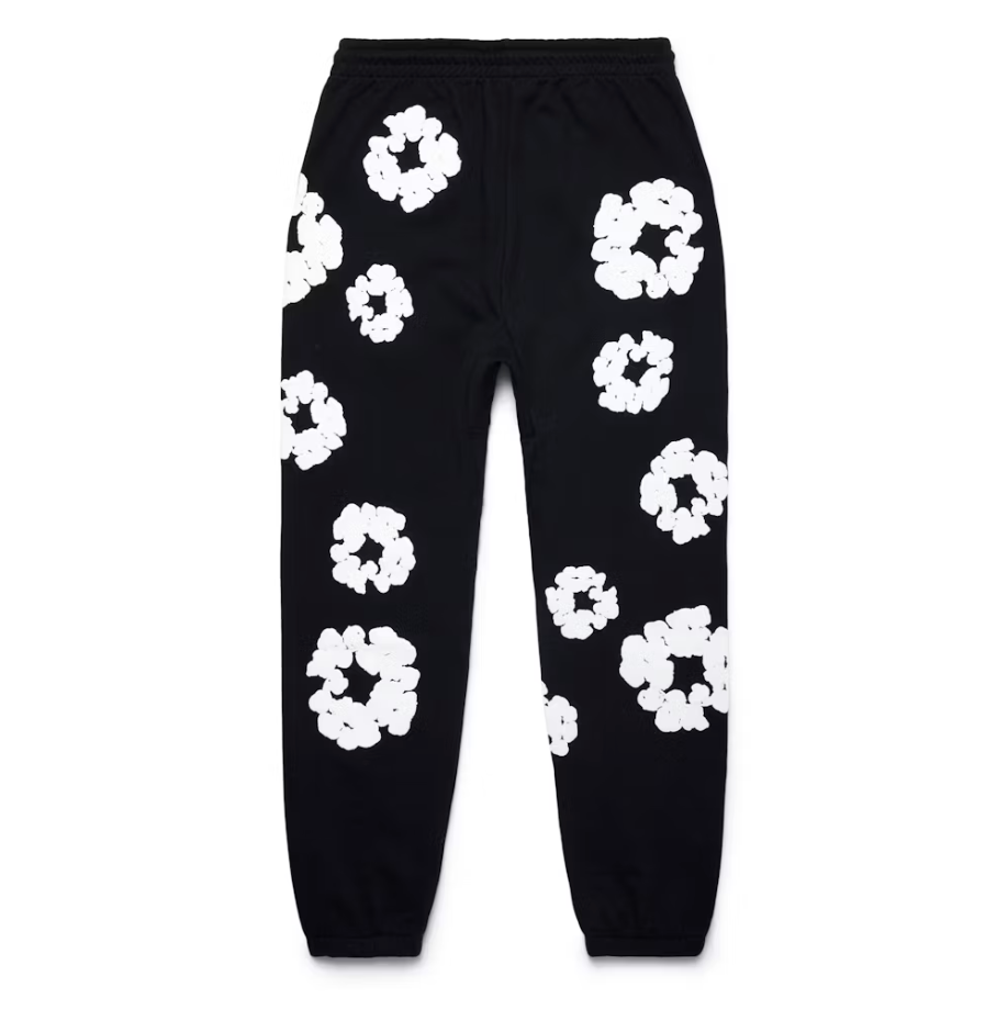 Denim Tears The Cotton Wreath Sweatpant Black