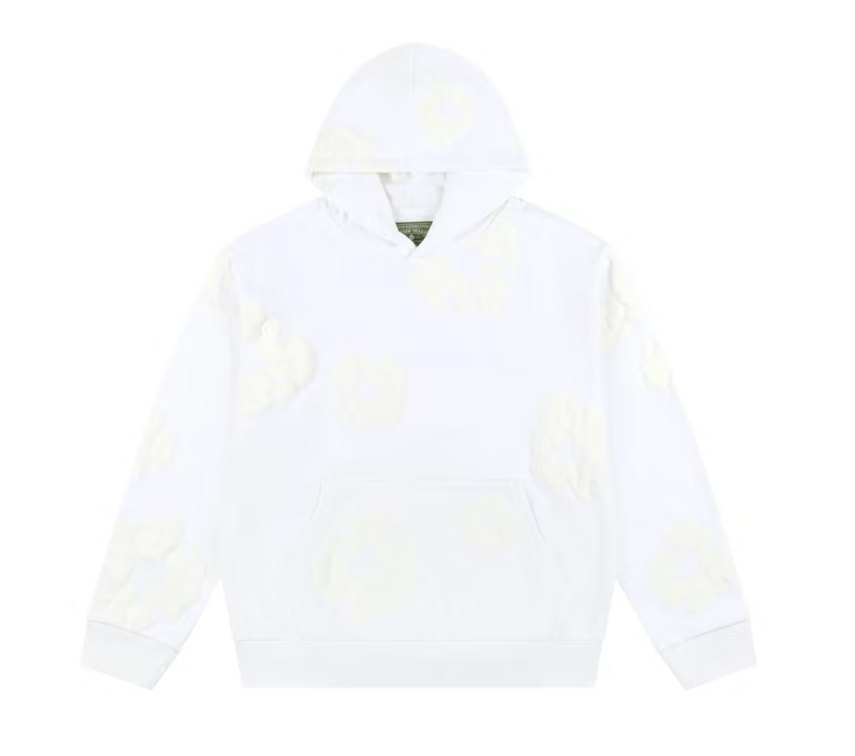 Denim Tears Mono Cotton Wreath Hoodie White