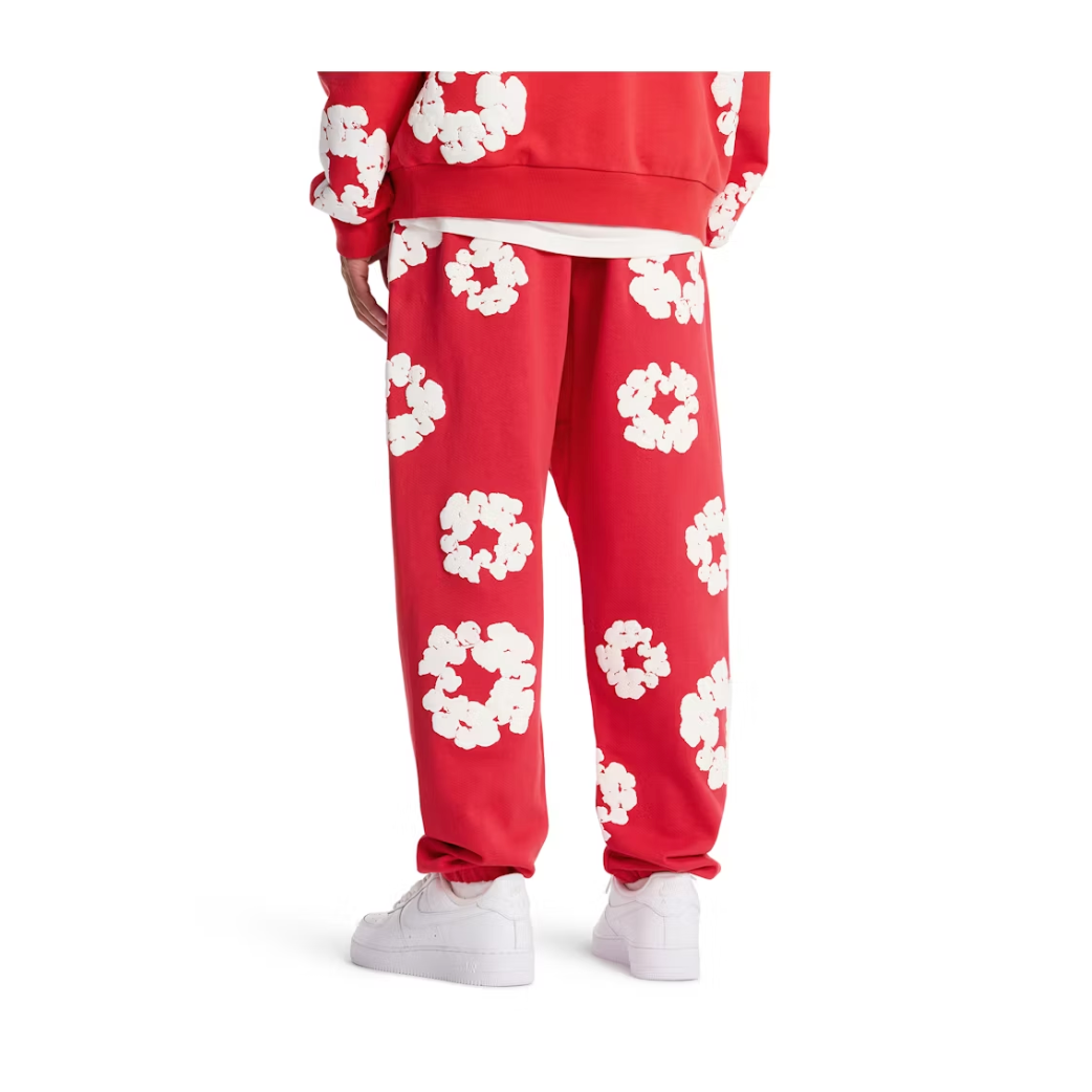 Denim Tears The Cotton Wreath Sweatpant Red