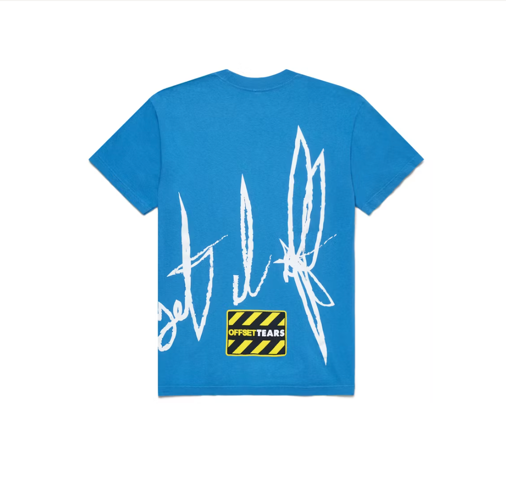 Denim Tears x Offset Set It Off #2 T-shirt Blue