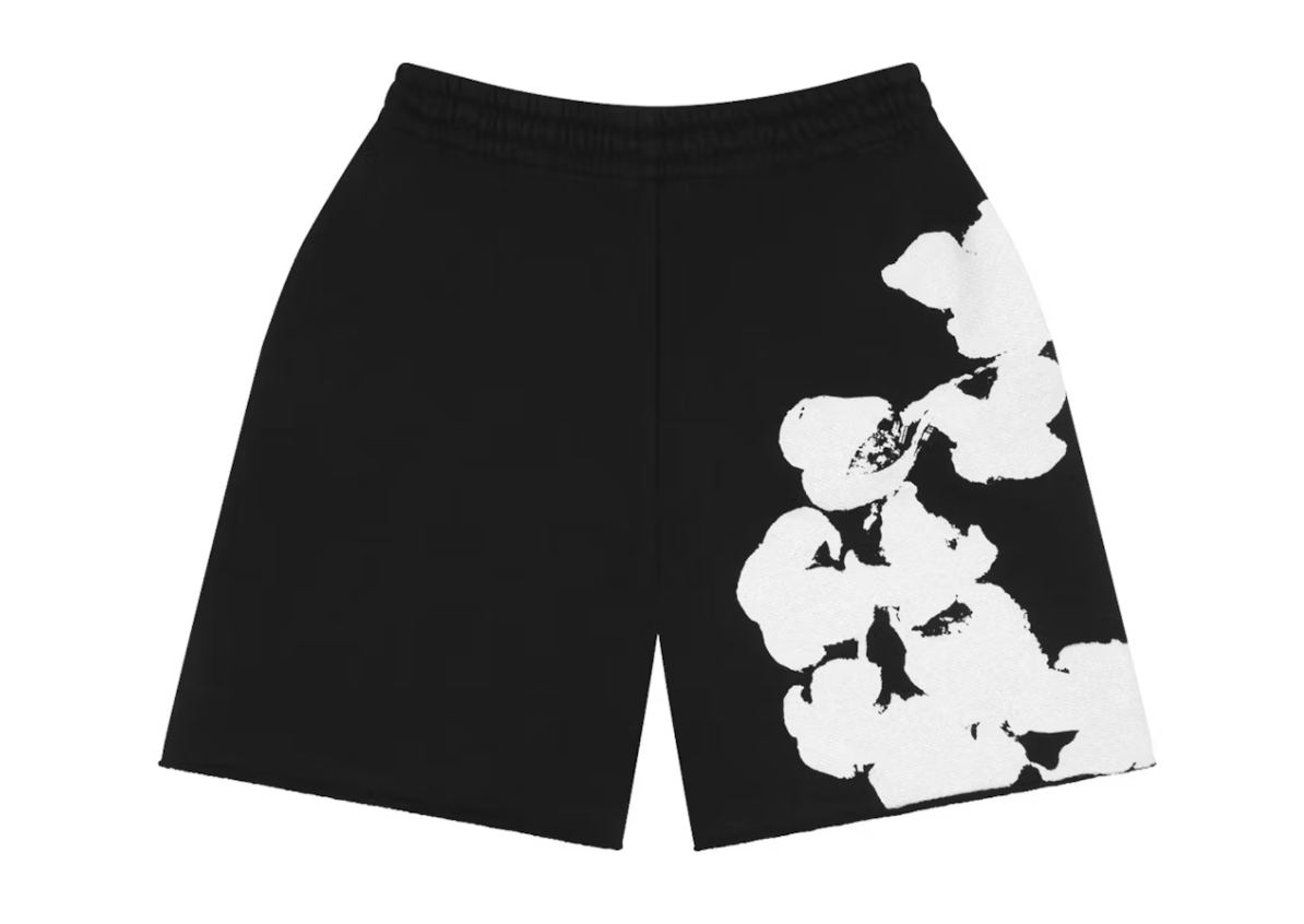 Denim Tears Big Cotton Wreath Sweat Shorts